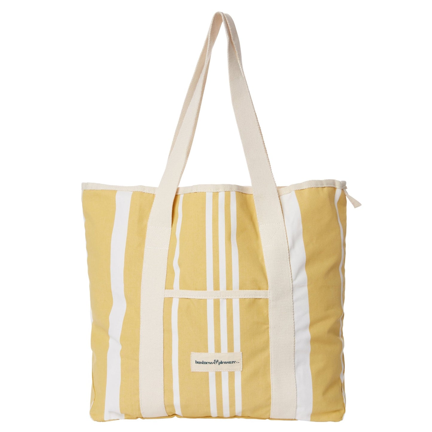 Beach Bag - Vintage Yellow Stripe