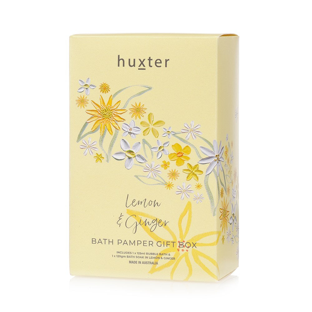 Lemon & Ginger Bath Pamper Gift Box