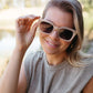 ZAHRA NUDE l Brown Gradient Lens l White Maple Arms
