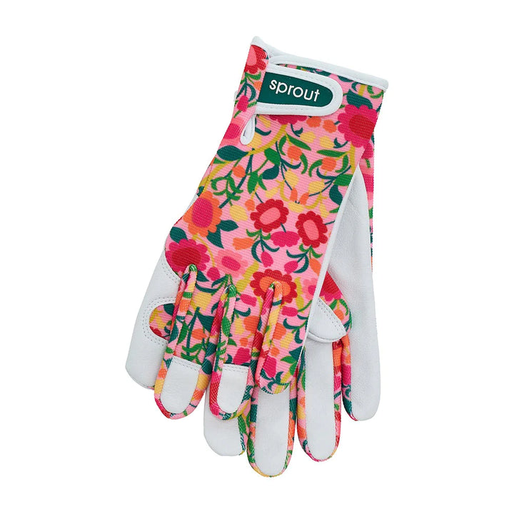 Sprout Goatskin Gloves - Prints