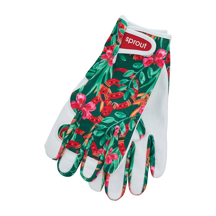 Sprout Goatskin Gloves - Prints