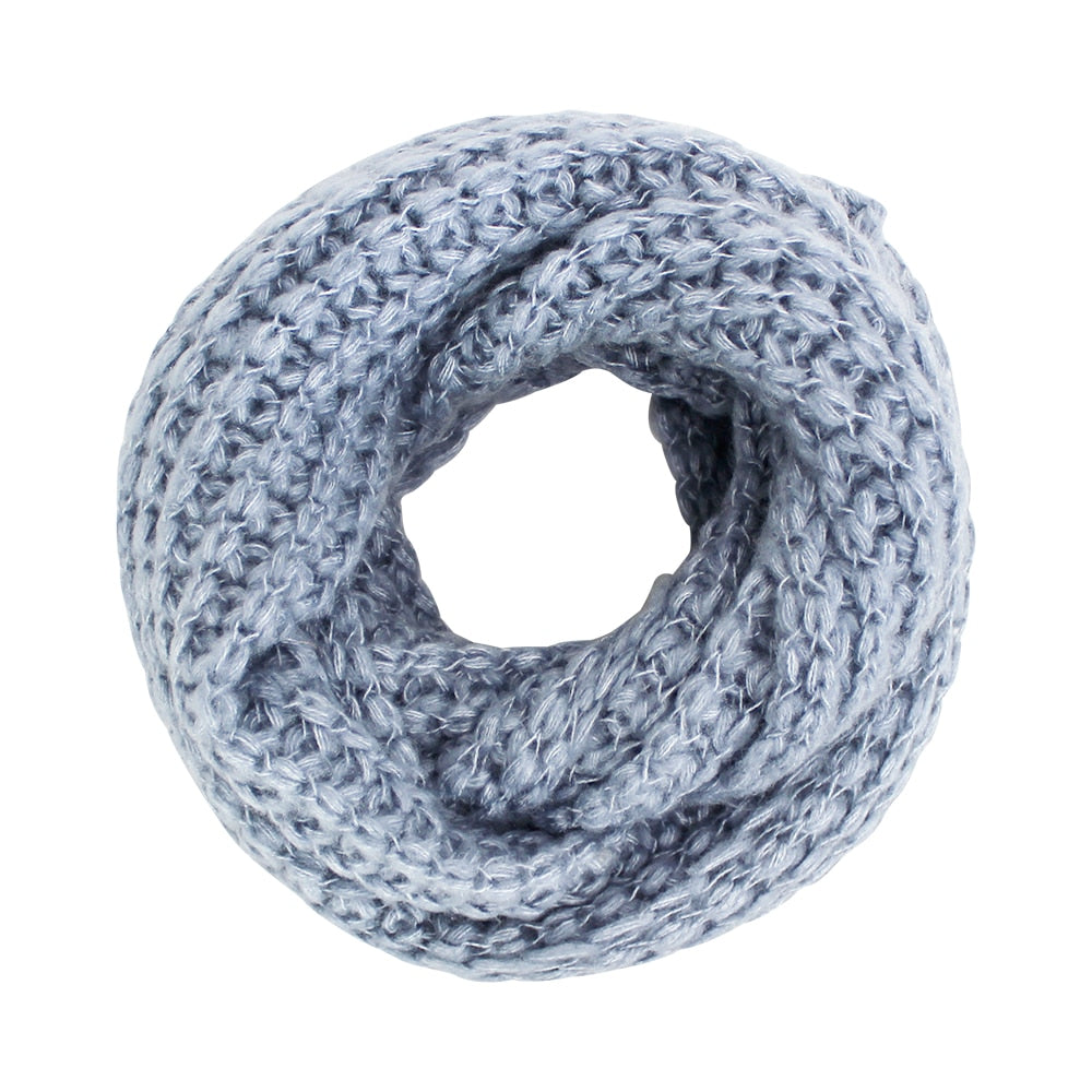 Snood - Dusty Blue Knit