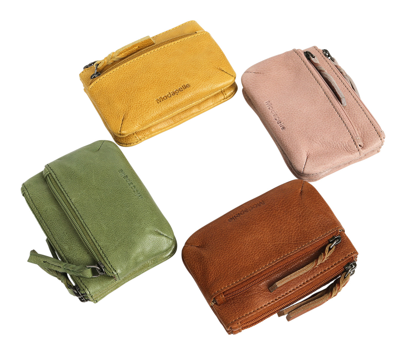 Soft Leather Coin Purses - Various Colours
