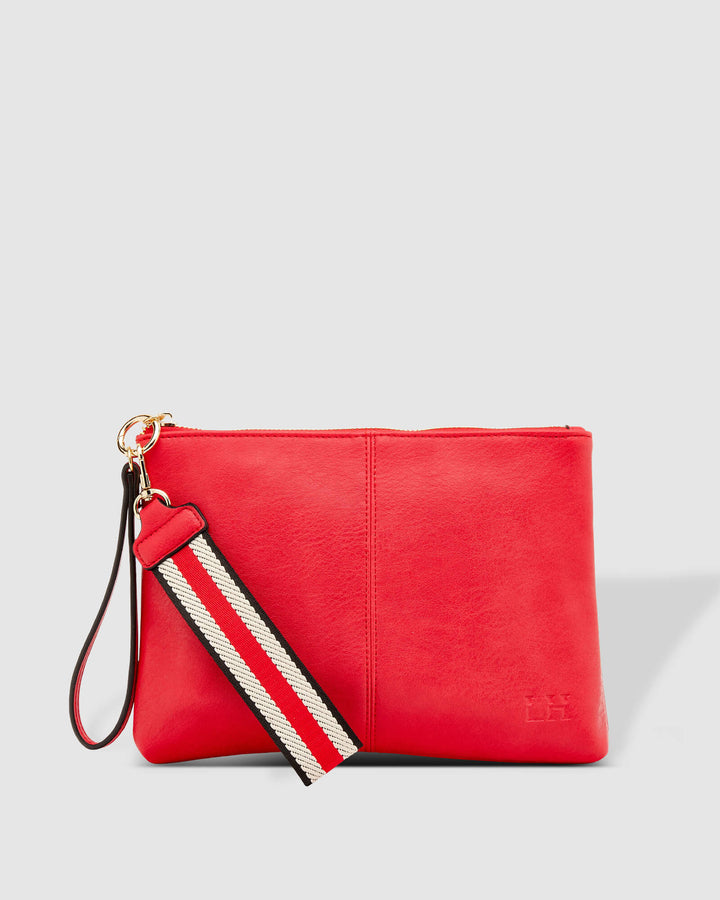 Molly Stripe Strap Clutch