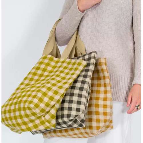 Gingham Totes