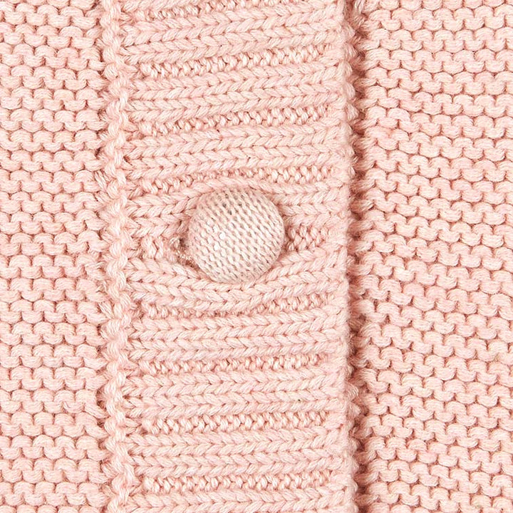 Organic Cardigan Andy - Peony