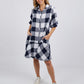 Willow Navy Check Dress