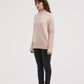 Champagne Pink Cable Knit