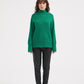 Lawn Green Cable Sleeve Knit