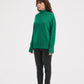 Lawn Green Cable Sleeve Knit
