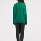 Lawn Green Cable Sleeve Knit