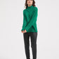 Lawn Green Cable Sleeve Knit