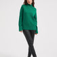 Lawn Green Cable Sleeve Knit