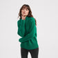 Lawn Green Cable Sleeve Knit