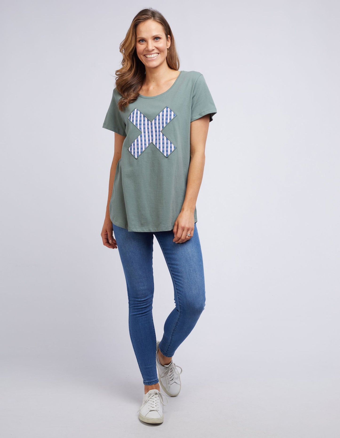 Cross it Off Short Sleeve Tee | Green