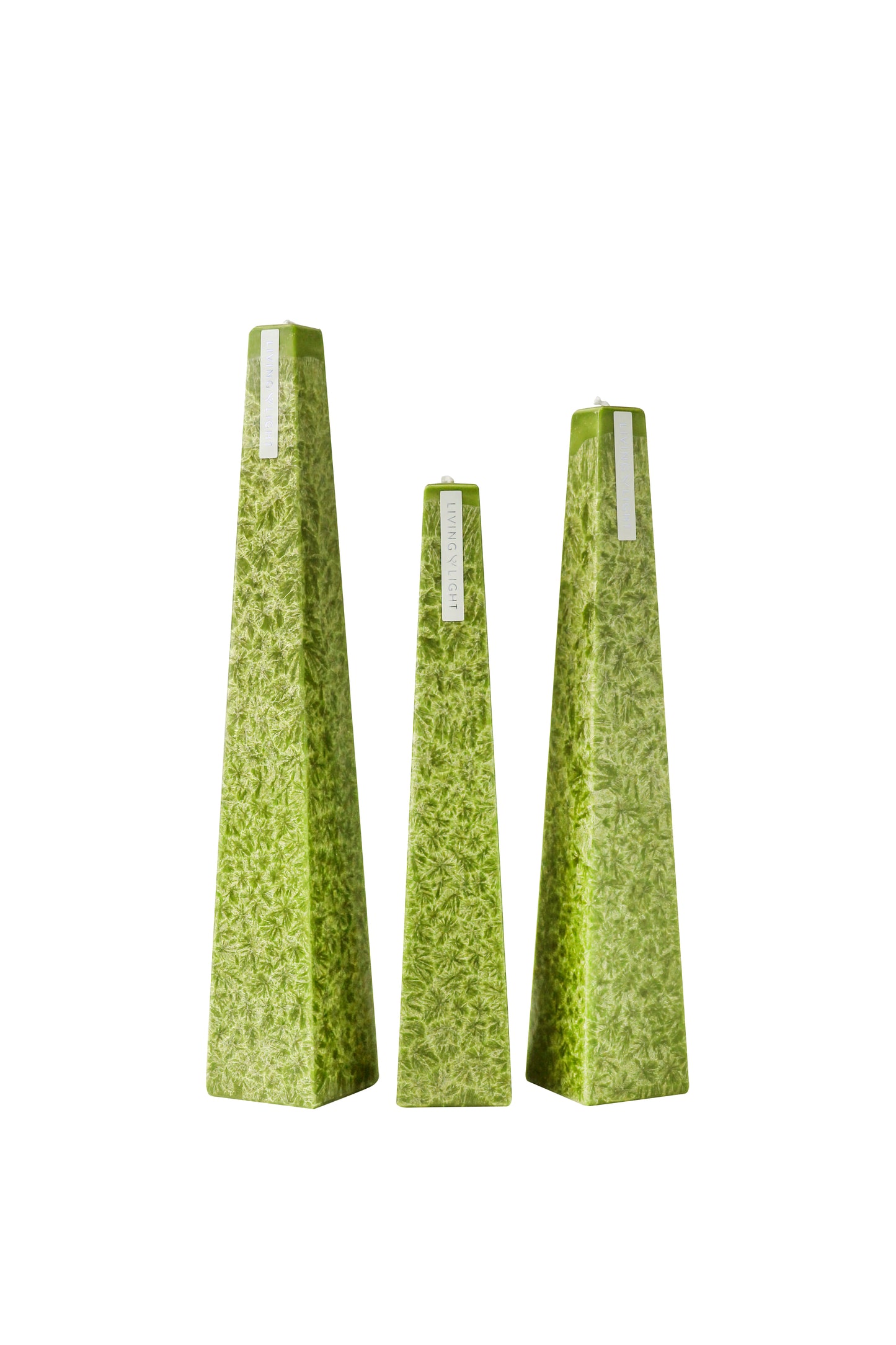 Green Icicle Candle – Lemongrass