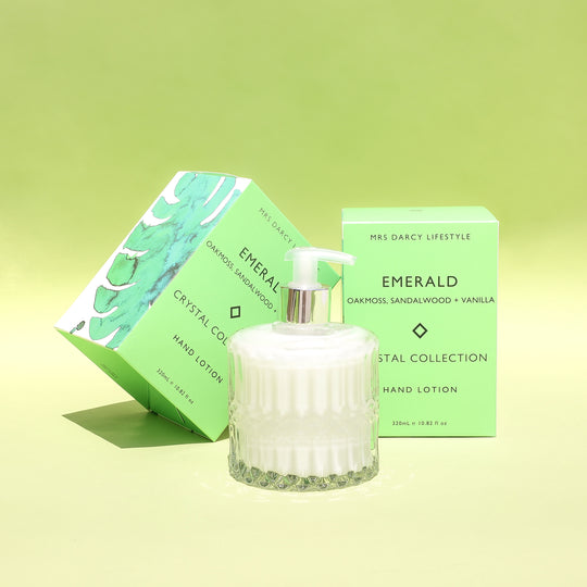 Hand Lotion - Emerald - Oakmoss, Sandalwood + Vanilla