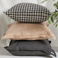 Linen Cushion Cover - Ash Black