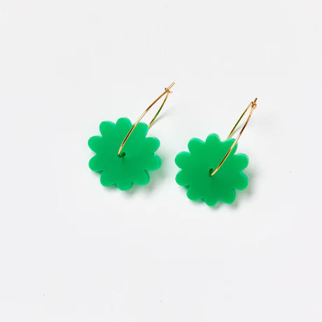 Inez Earrings - Green / Mint