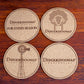 Didgeridoonas Coasters – 4 Pack