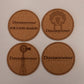 Didgeridoonas Coasters – 4 Pack