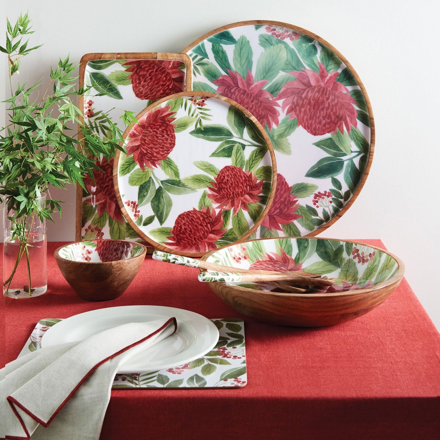 Jetty Tablecloth - Red