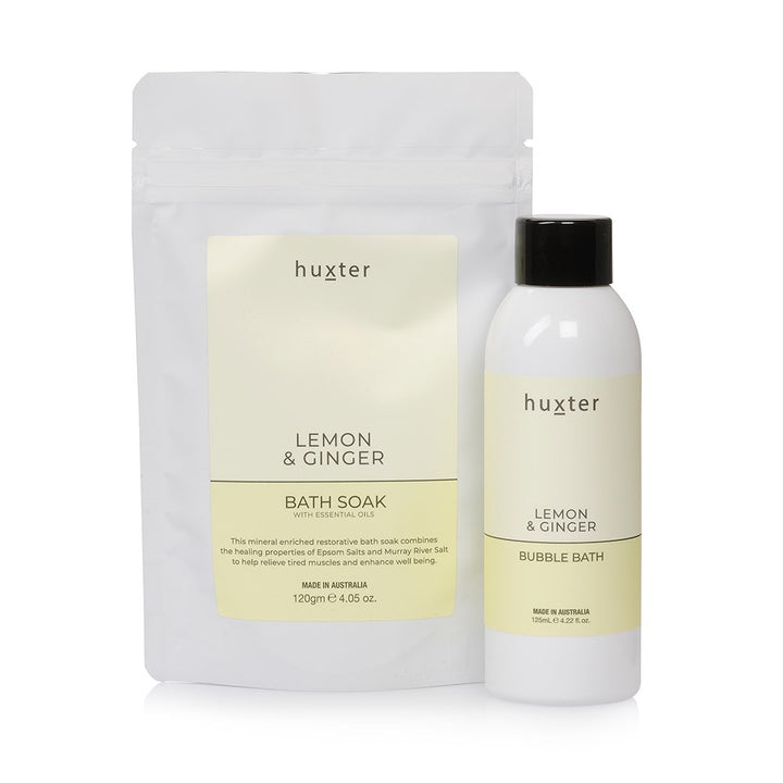 Lemon & Ginger Bath Pamper Gift Box