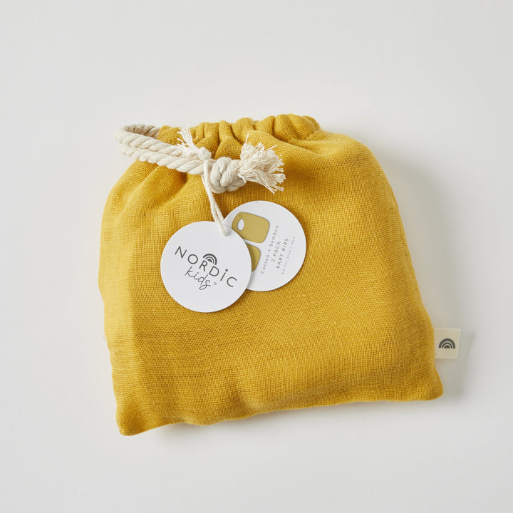 Muslin Bibs - Honey