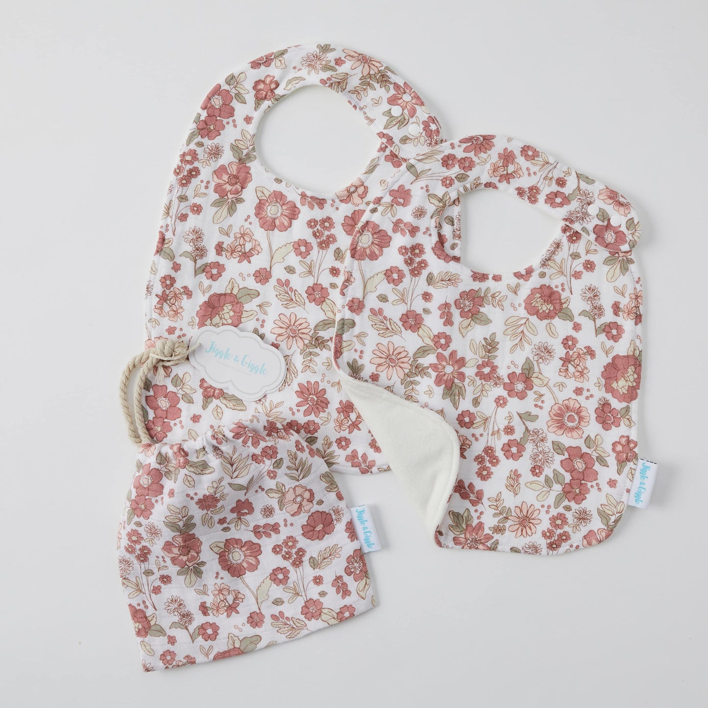 Juliet Muslin Bib Set of 2