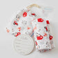 Farm Animals Muslin Wrap & Card Set