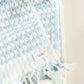 Pompom Turkish Cotton Bath Sheet - Pale Blue | Miss April
