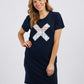 Cross Your Fingers Shirt Dress
