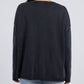 Tahlia Long Sleeve Knit - Washed Black
