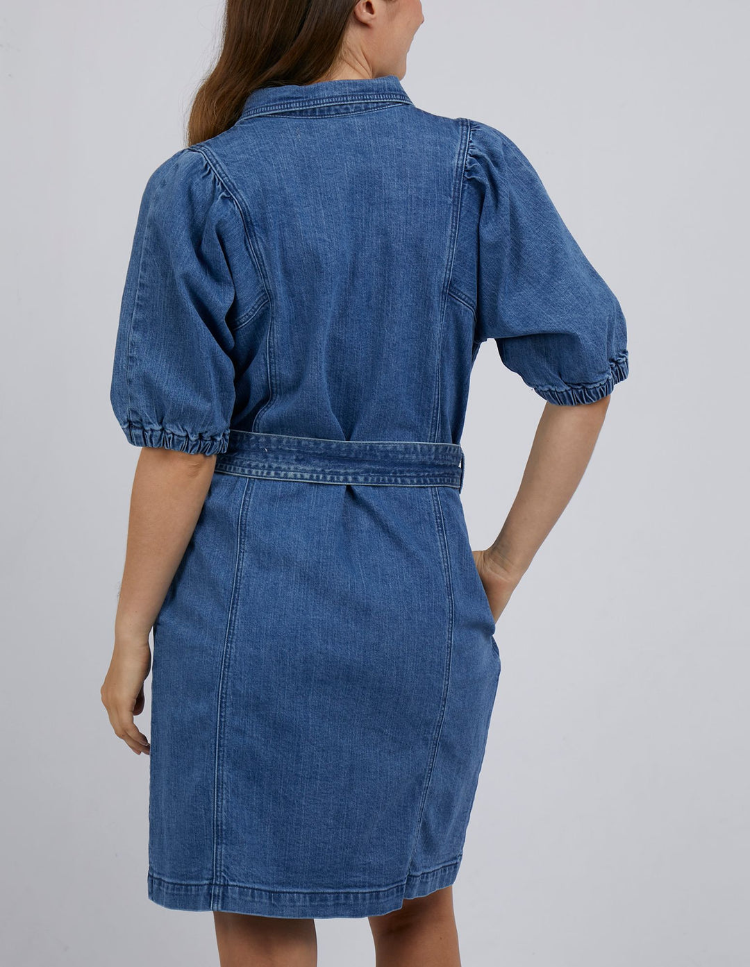 Miranda Shirt Dress - Light Blue