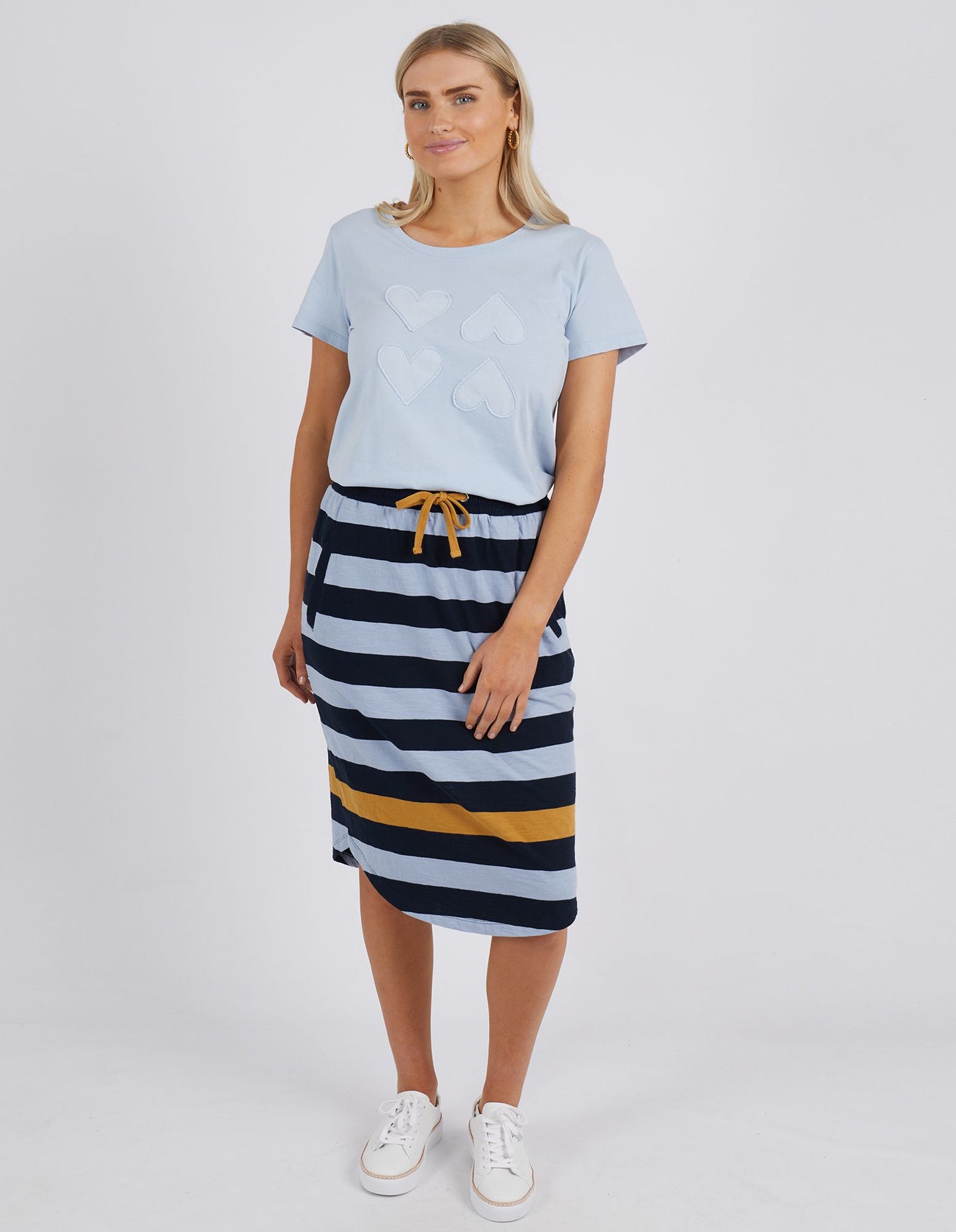 Mercury Stripe Skirt