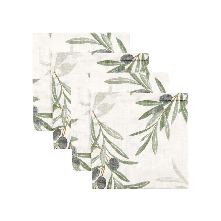 Olive Leaf Napkin - Set of 4