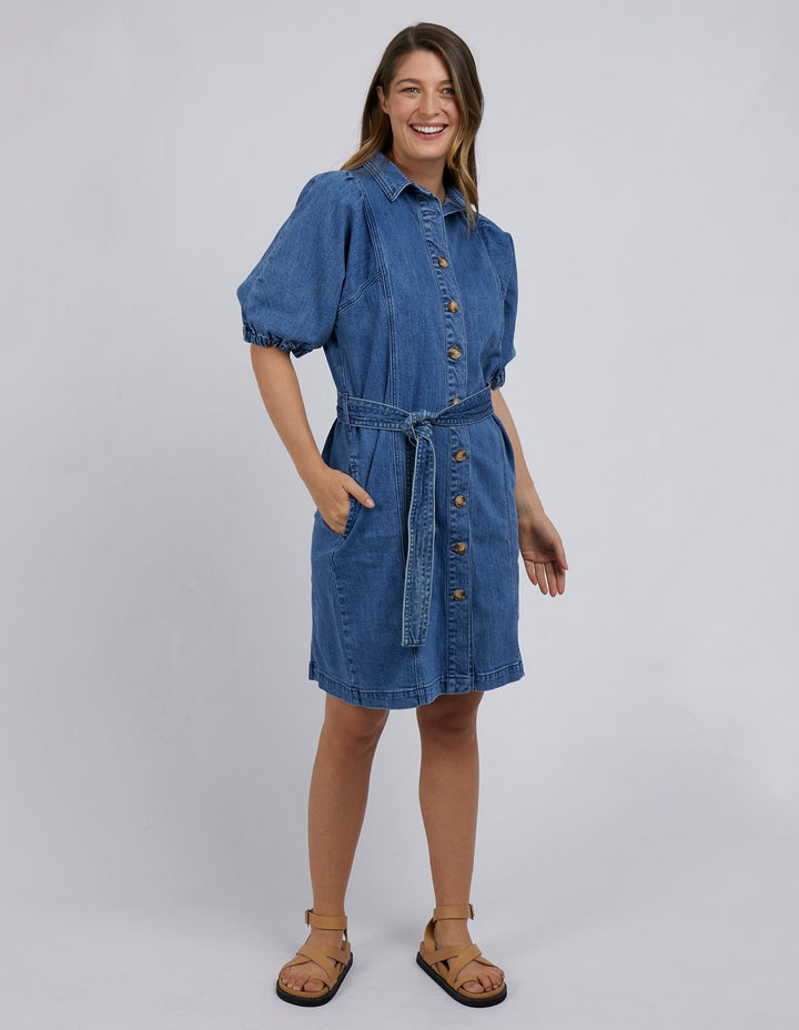 Miranda Shirt Dress - Light Blue