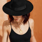 Fedora Felt Hat - Black