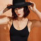 Fedora Felt Hat - Black