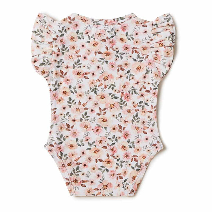 Spring Floral Short Sleeve Bodysuit