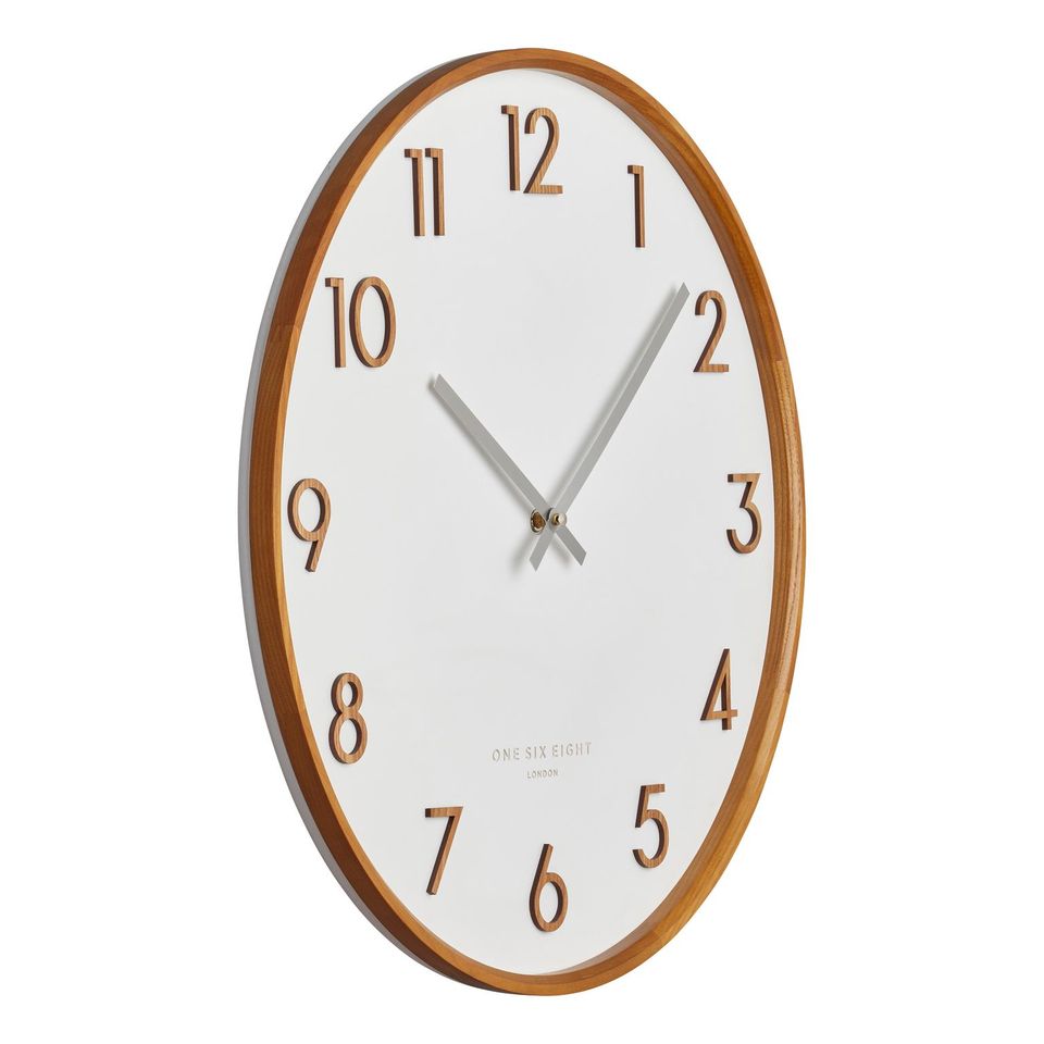 Scarlett Wall Clock 35cm - White