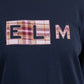 Elm Check Navy Crew