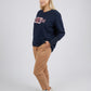 Elm Check Navy Crew