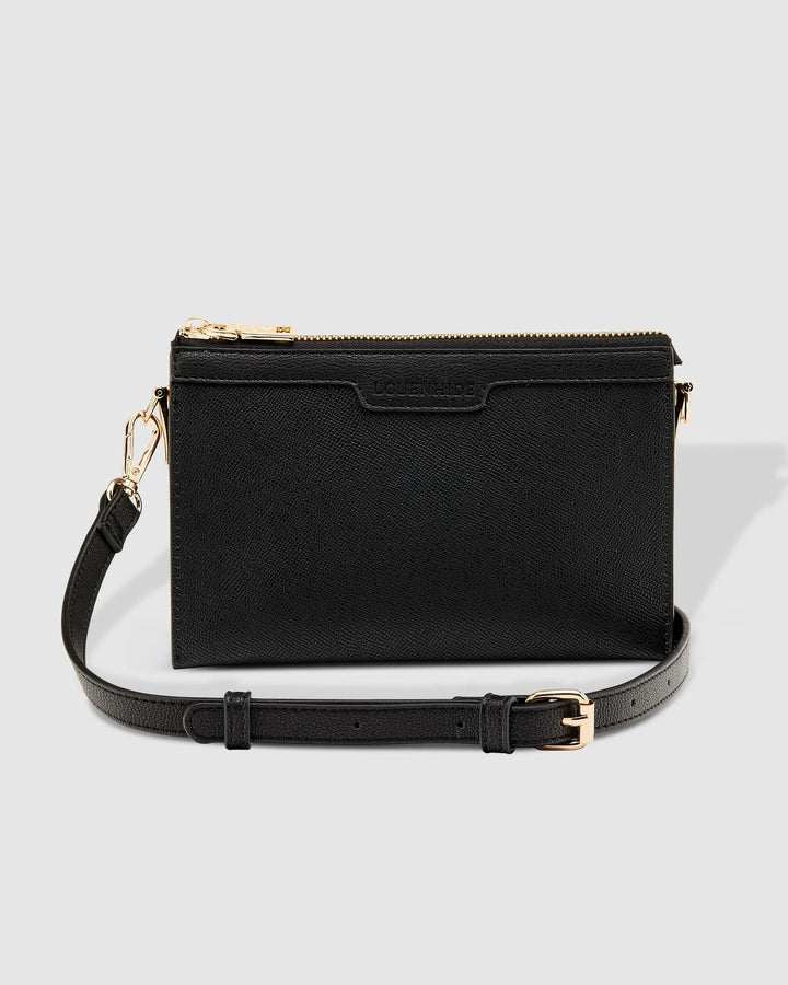 Misha Black Crossbody Bag