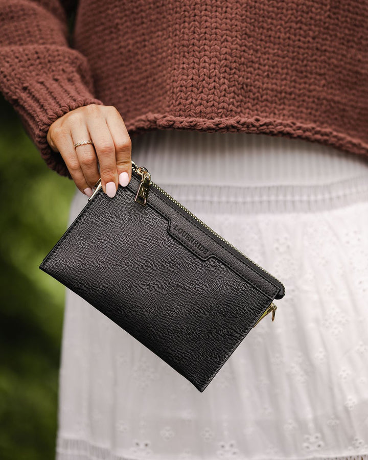 Misha Black Crossbody Bag