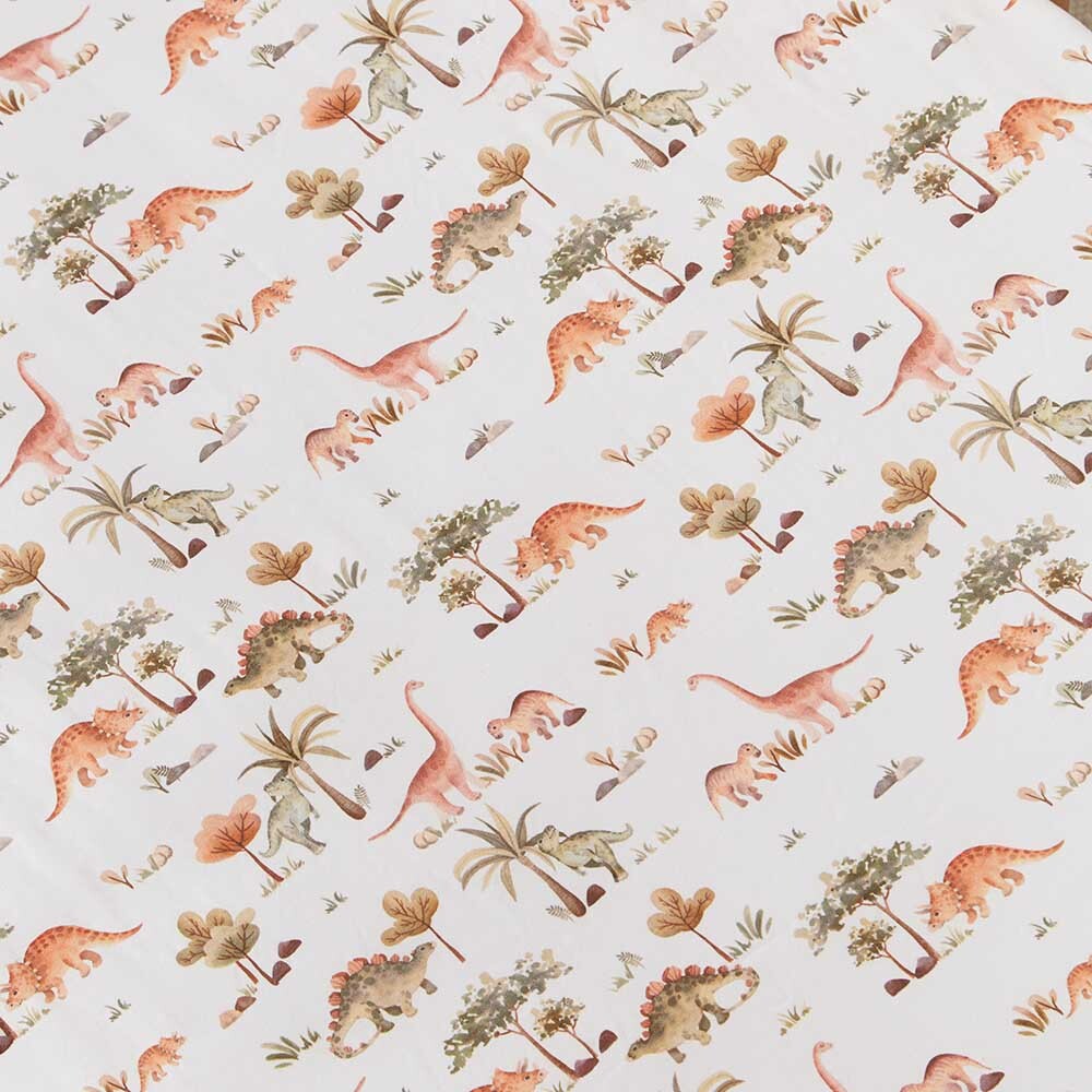 Dino Fitted Cot Sheet