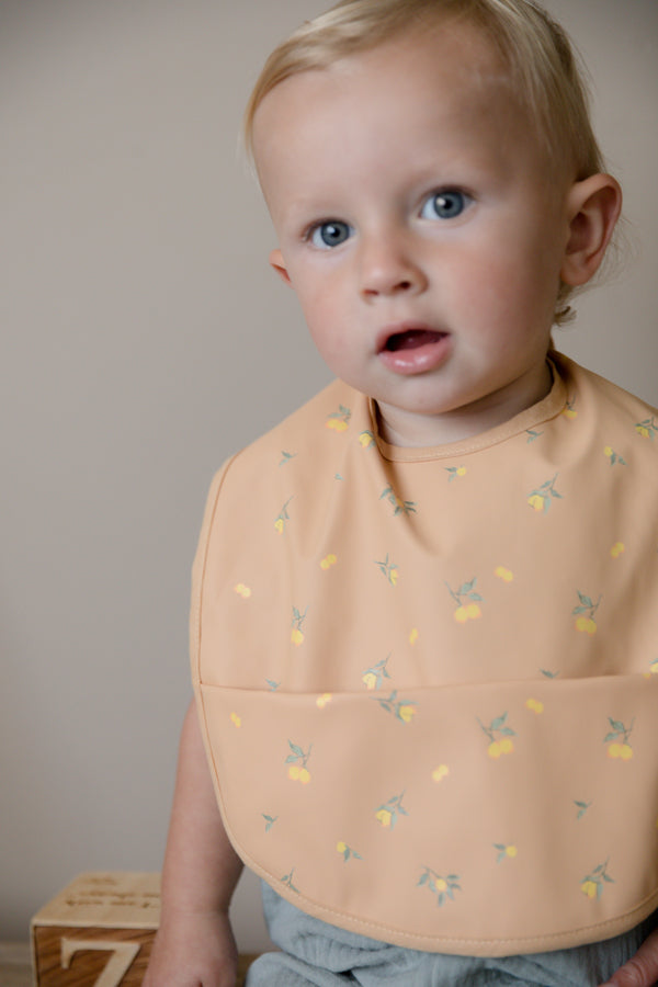 Lemon Snuggle Waterproof Bib