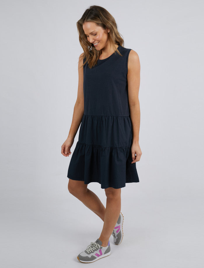 Jojo Navy Sleeveless Dress