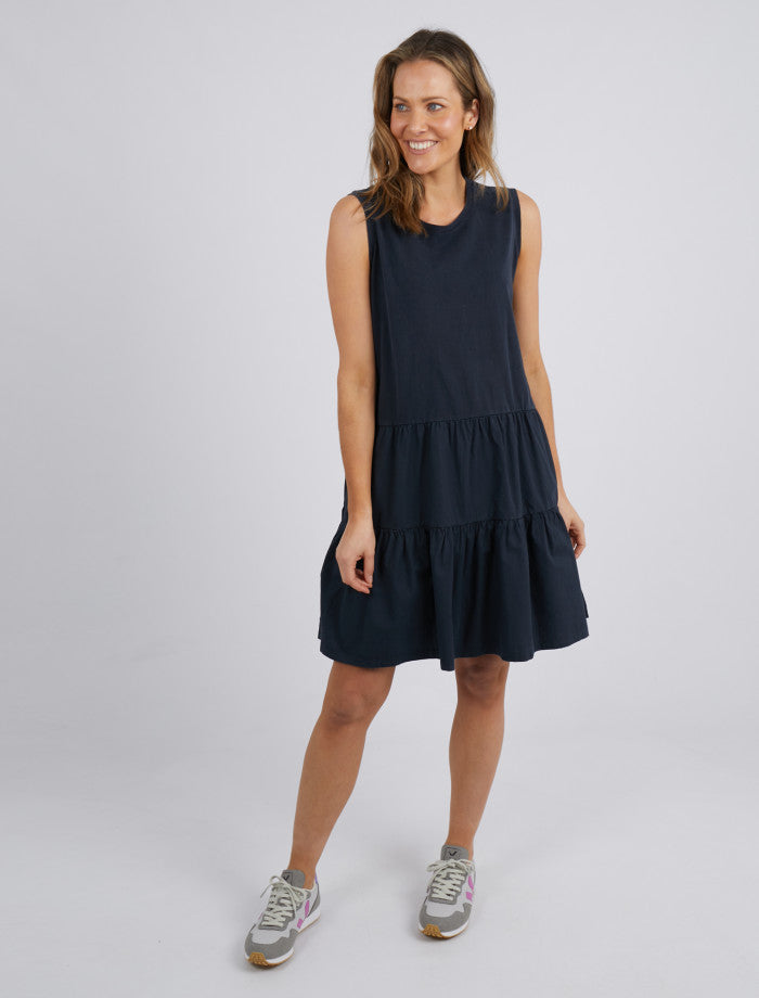 Jojo Navy Sleeveless Dress