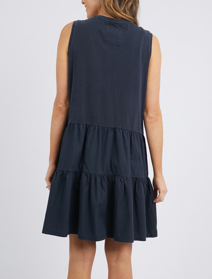 Jojo Navy Sleeveless Dress